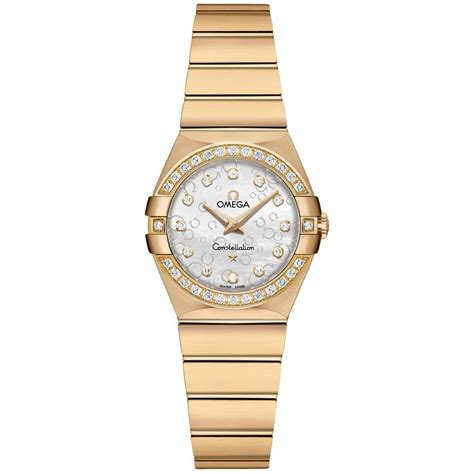 ladies omega gold watches|omega ladies watches with diamonds.